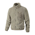 Customized Warm Comfortable Zip Sherpa Jacket Winter Polyester Custom Winter Fleece Jacket Men
