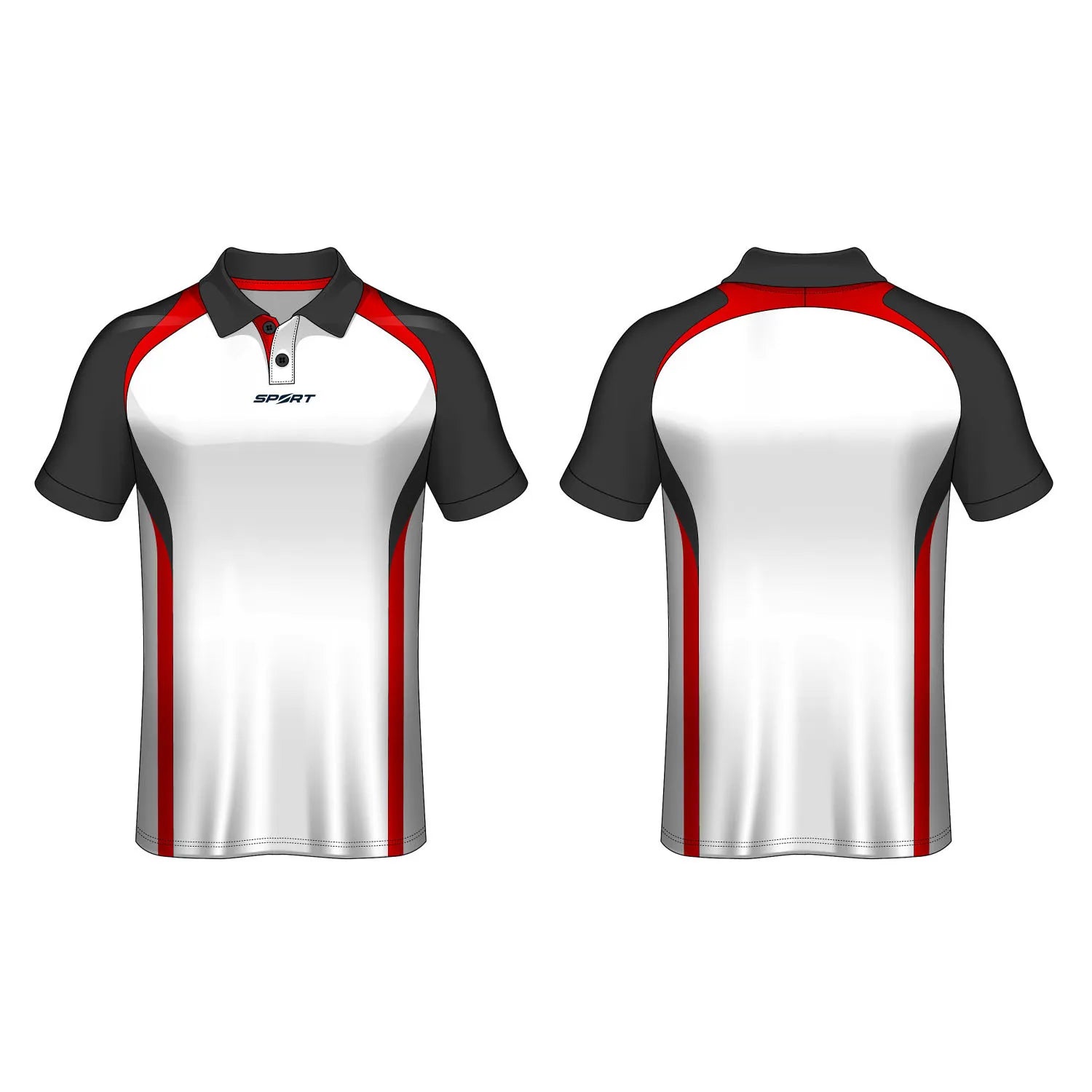 Men's Short Sleeve Team Dart Jersey Custom Sublimated Golf Sports Polo Shirts