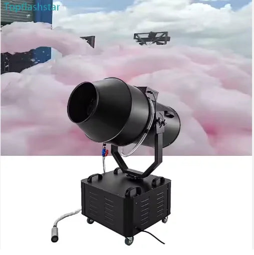 Topflashstar 3000W Moving Head Jet Foam Machine Cannon Party Pool Spray Foam Machine Outdoor Swimming Pool Party