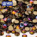 VDD 063 Blue Flare High Quality Glass Rhinestones Crystal Glod Back Flatback Strass Stones Nail Art DIY Crafts Decorations