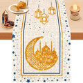 Ramadan Mubarak Table Runner Eid Mubarak Table Cover Ramadan Kareem Decor Ramadan Decorations for Home Party