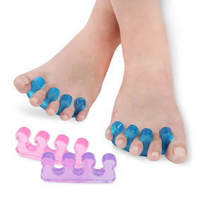 Soft Silicone Manicure Pedicure Nails Finger Separator Flexible Finger Toe Spacer Separation Straighteners Tool