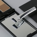 BEILI Pro Flat Definer Firm Stiff Thin Synthetic Eyebrow Tint Brush Angled Flat Eyeliner Eyebrow Brush Customized Handle Color