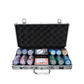 YH 300pcs Wholesale 14g Clay Custom Design Playing Poker Monte Carlo Casino Poker Chips Set With Case