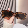 2024 New Simple square Sunglasses European and American Fashion Brand Rectangular Versatile Sunglasses