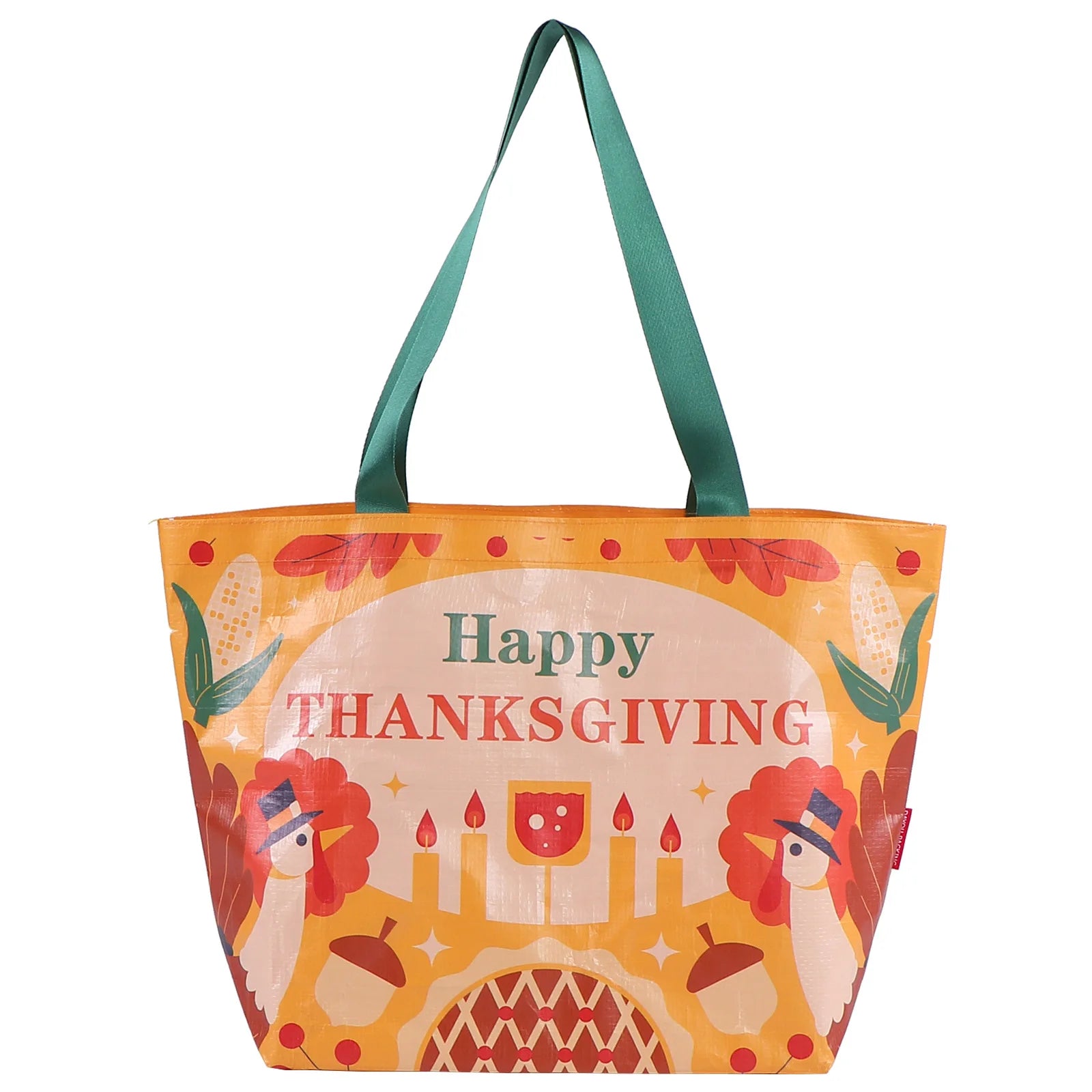 New Design Custom Reusable Green PP Woven Laminated Shopping Tote Strong Handled Logo Printed Grocery Bag New Shopping Bag