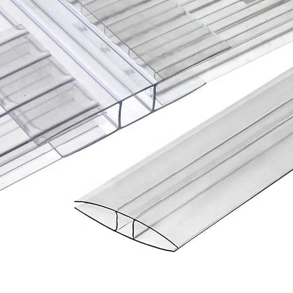 Greenhouse Polycarbonate / Policarbonato h Profile 8mm 10mm 12mm 16mm for Polycarbonate Sheet