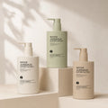 Wholesale 500ml Empty HDPE Lotion Bottle Matte Finish Cylinder Plastic Bottle for Skin Care Packaging
