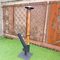 Modern Eco-Friendly Black Outdoor Wood Pellet Heater with 1 Year Warranty for Patio & Garden