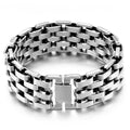Men Personalized Stainless Steel Non Tarnish 5 Rows Bracelets