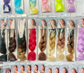 Top Selling 26 Inch Jumbo Braided Non-flame Synthetic Hair Extensions Yaki Bulk Single Weft Low Price Wholesale Hair Braiding