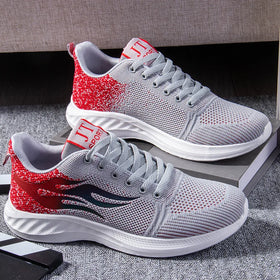 Global Sales Ice Silk Upper Casual Sneakers Fashion Sports Shoes for Men Low Price