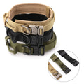 Wholesale Dog Training Collar With Handle Adjustable Pet Collar With Metal Buckle Heavy Duty Tactical Dog Collar