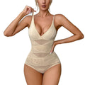 Women's Plus Size Shapewear Bodysuit Hot-Selling Cross-Border Postpartum Waist Cincher Hip Lift Mesh Body Shaper Custom Logo