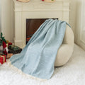 Christmas Customised Embroidered Turkish Blanket 100% Cotton Bedding Hottest Sellers