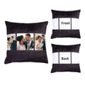 BestSub 3 Panel Plush Sublimation Pillow Case 40*40cm for Home Bedroom Decor