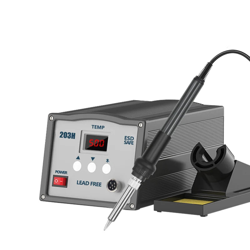 203H Digital Display 90w High Frequency Adjustable Constant Temperature Welding Station Soldering Iron Table