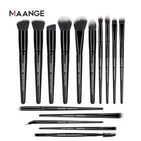 MAANGE New Arrival 15pcs Fashion Makeup Brush Set Customized logo Professional Makeup Brushes