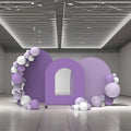 Newest Portable Aluminum Open Arched Backdrop Walls 5X7ft Lightweight with Customized Color for Weddings Events