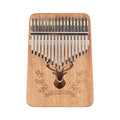 Tailai Kalimba Thumb Piano Music Box-Solid Wood Polished Craft for Birthday Gift & Home Decor