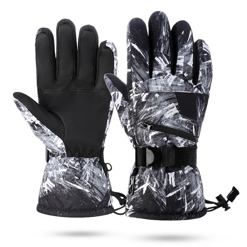 Factory Price Unisex Waterproof Winter Thermal Snowboard Ski Gloves