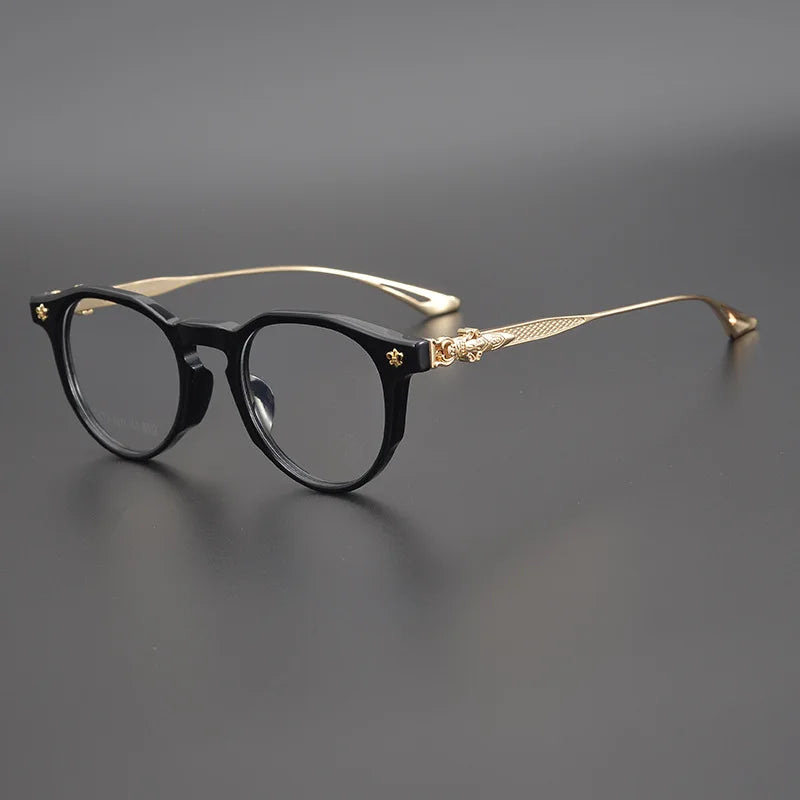 Top Quality Factory Spot Glasses Plate Glasses Frame Shenzhen Factory Titanium Glasses Acetate Optical Luxury Eyeglasses Frames
