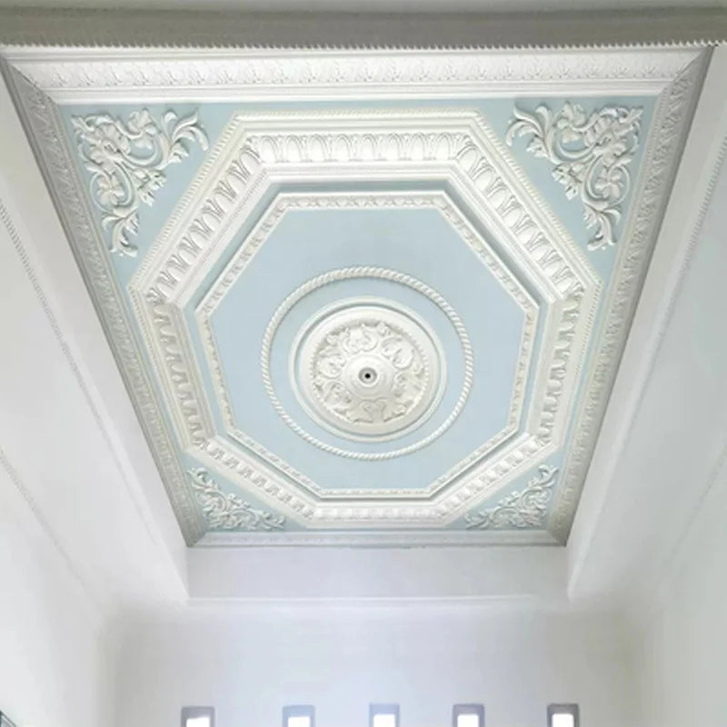 European Relief Ceiling Wallpaper 3d Wall Papers Mural for Home Wall Decor