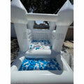 White Mini Inflatable Bouncy Castle Combo Bounce House Inflatable Jumper Bouncy Castle for Sale