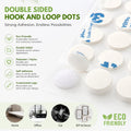 Factory Supplier Price Fast Delivery Double Sided Self-Adhesive Hook and Loop Dots Circle Customized Nylon Eco-Friendly 20mm