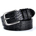 Factory Fashion Pin Buckle Man alligator crocodile Belts for Men's Genuine Leather Belt