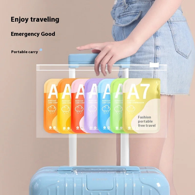 Disposable Lightweight Thickened Long Adult Girls Full Body Waterproof Foldable Portable Tour Hiking Travel for PE Material