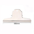 Extra Large 180mm Silver Metal Paper Document Binder Grip Clip Long Tail Duckbill File Clip Bulldog Clamp School Office Supplies