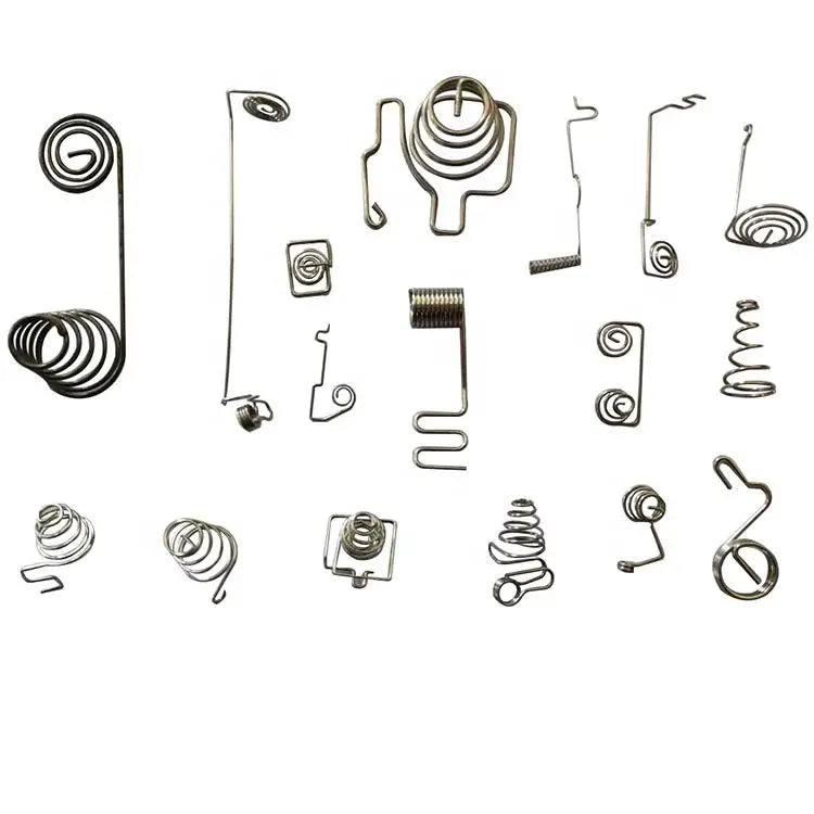 OEM Custom Industrial Stainless Steel Coil Flashlight Compression Spring Positive and Negative Battery Contact