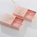 High Quality Microfiber Suede Bag pink Nude Beige Necklace Ring Bracelet Packaging Flap Pouch Jewelry Bag Pouch Slide Out Box