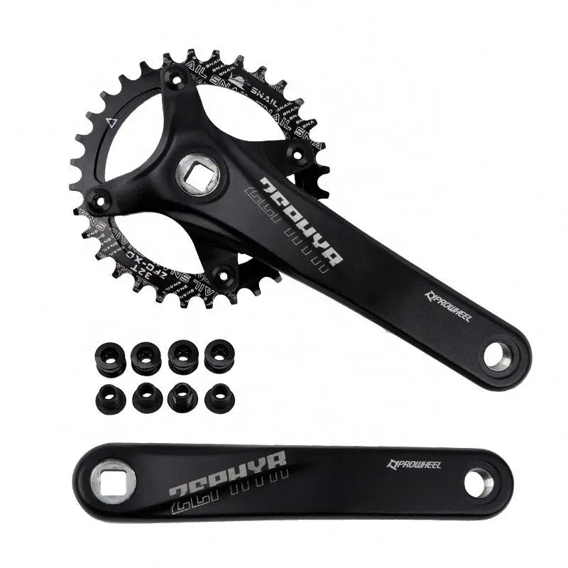 Wholesale 24-32-42 T 170/175 Mm MTB Square Taper Crankset  Bicycle Crank & Chainwheel for Mountain Bike