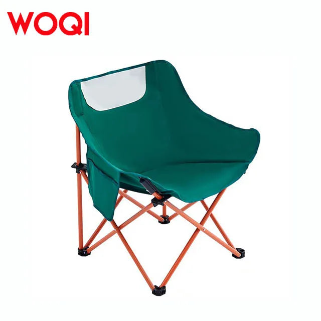 WOQI Portable Compact Modern Camping Folding Chair for Hiking Fishing Park & Outdoor Use
