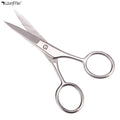 Wanmei Hair Hairdressing Scissors Silver Rounded Handle Beard Scissors Scissors Hair Barber