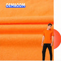220 GSM Dyed Single Jersey Fabric for T-shirt Fashionable 100% Cotton Knitted Stretch Fabric Plain Tshirt Fabric A4 Size Sample