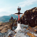 Factory Outlet ALPHA Series MINI MISHA Stainless Steel Hookha Frosted Russian Traditional Design