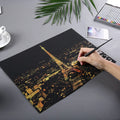YUELU 16X11.2 Inches  DIY Art Craft City Night Painting Sketch Pads Scratch Painting Rainbow Scratch Drawing for Adults Kids
