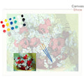 CHENISTORY 330 Diy Painting by Numbers With Multi Aluminium Frame Kits  Flower Diy Craft Coloring by Numbers Home Decor Gift
