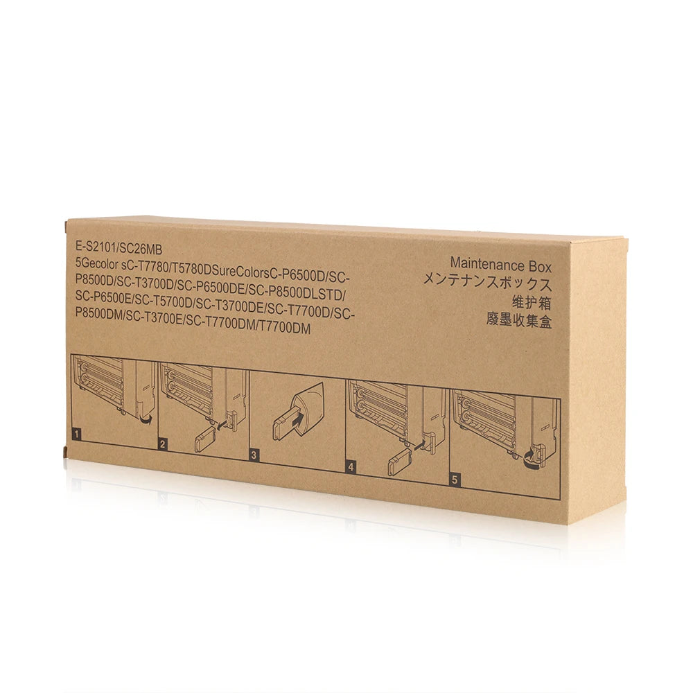 Ocbestjet SC26MB Maintenance Box Waste Ink Pad Tank for EPSON T3780 T5780 T7780 T5860DM P6580 Printer