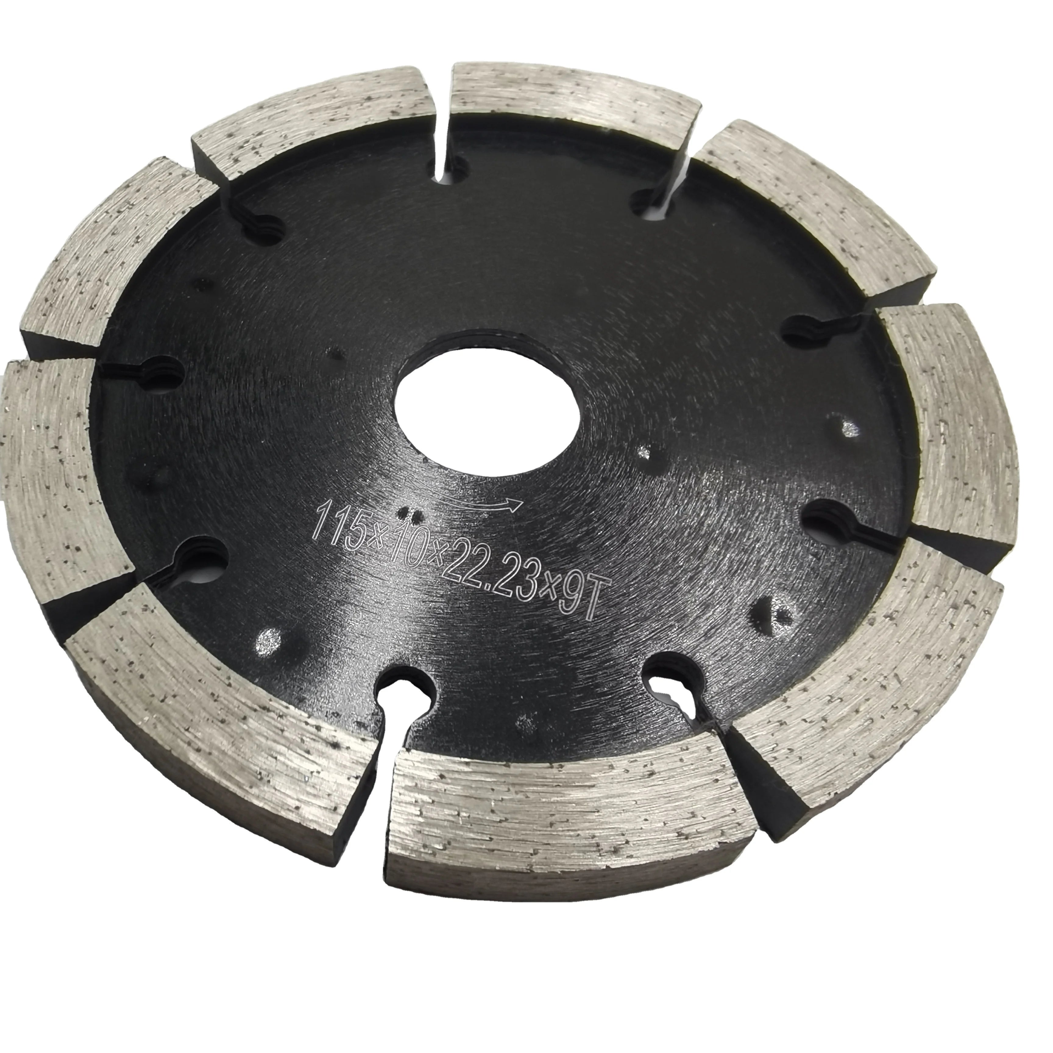 Manufacturer OEM Customizable V-Shape Turbo Flat Segment Tuck Point Saw Blade for Wall Concrete Stone Grooving Laser Welded