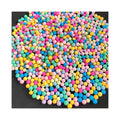 1000pcs Without Hole Small Slime Round Clay Beads 5mm Bubble Balls for Phone DIY Nail Stick Decoration