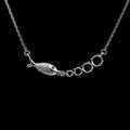 Sterling Silver 3mm+4mm+5mm+5.5mm Semi Mount Necklace Empty Frame Blank Setting S925 Base Without Center Stone for DIY Inlay