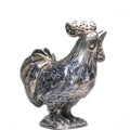 Huiying Gemstone pyrite 53*95mm cock engraving healing stones religious token precious stone crafts