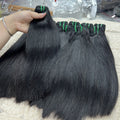 Raw Vietnamese Hair Double Drawn Bone Straight Human Hair Extension Virgin Cuticle Aligned Human Hair Bundle With Closure Set