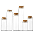 Factory Direct Round Flat Bottom Glass Tube with Cork for Bath Salt Packaging