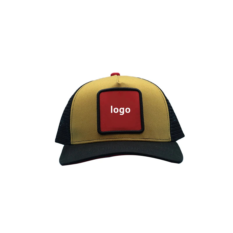 Fashionable Two Tone Custom Embroidery Breathable Adjustable Outdoor Mesh Trucker Caps