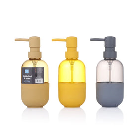 PS Material 300ml Nice Colorful Bottles with ABS Lotion Pump Head for Liquid Soaps